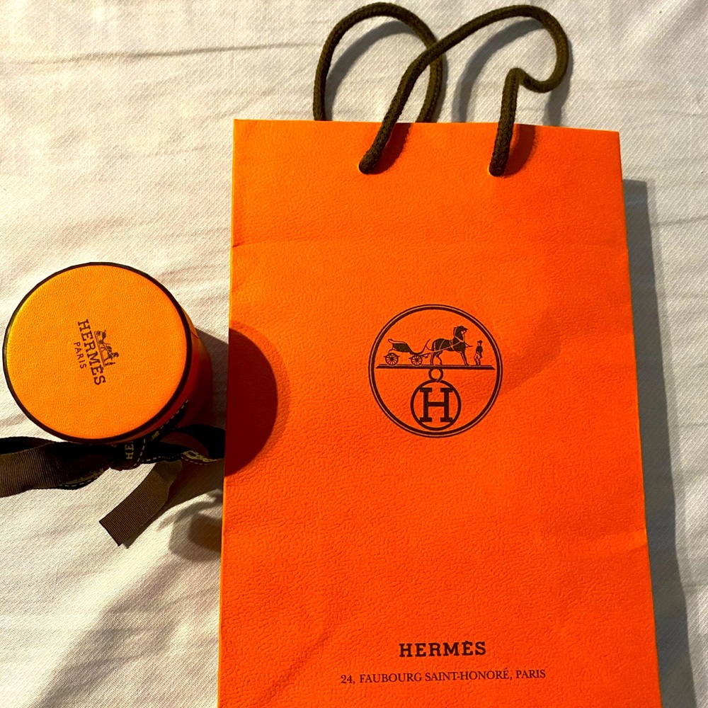 Hermes bag and Twilly container